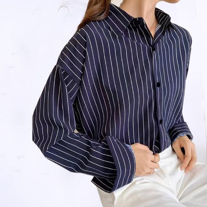 Striped Sleeved Casual Shirt