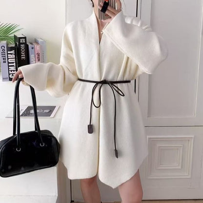 Open Front Plain Cardigan