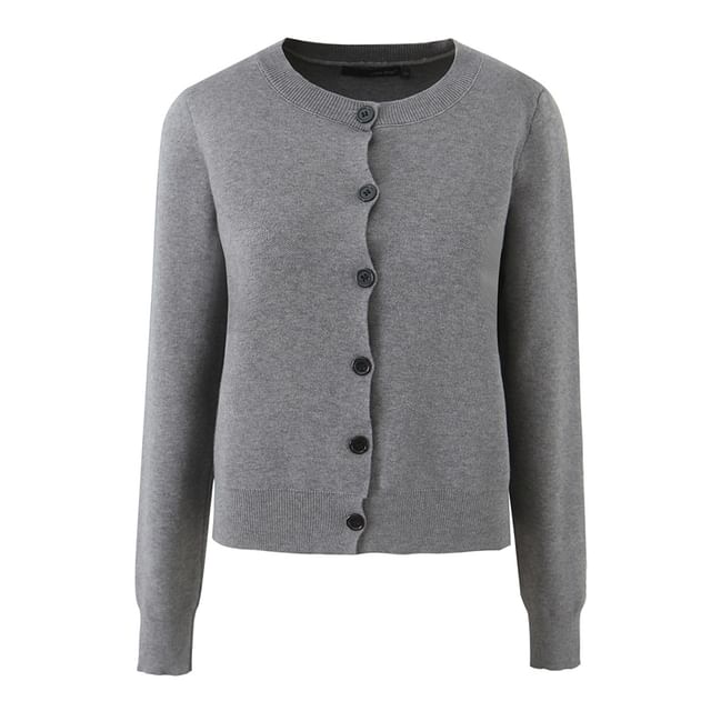 Crew Neck Ribbed Tank & Cardigan & Mini A-Line Skirt Set