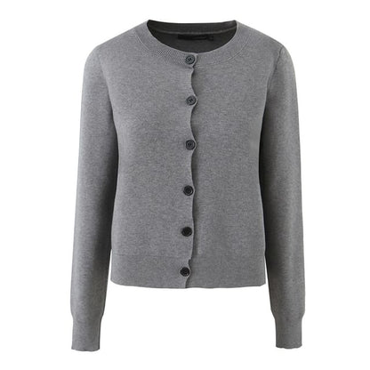 Crew Neck Ribbed Tank & Cardigan & Mini A-Line Skirt Set