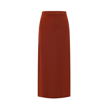 Sweater & Pencil Skirt Set - Batwing Sleeve, Boat Neck