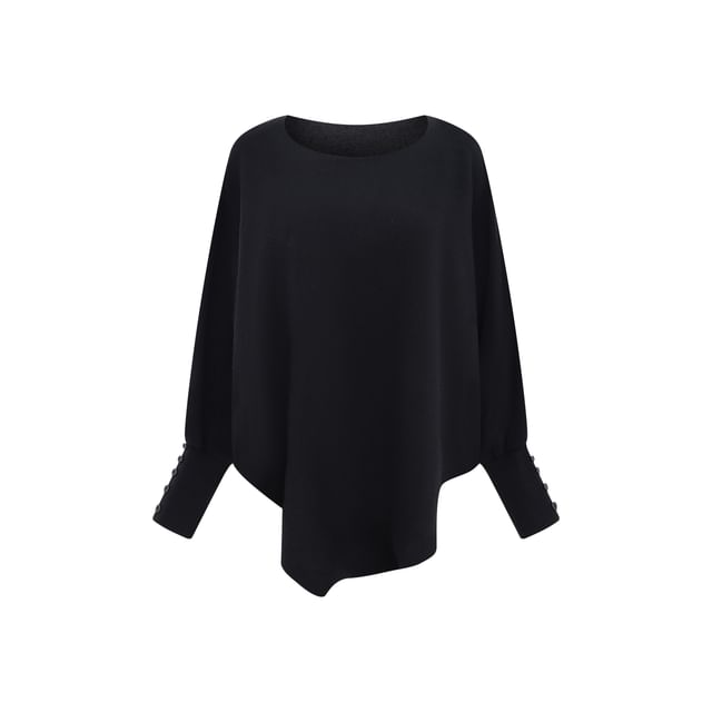 Sweater & Pencil Skirt Set - Batwing Sleeve, Boat Neck