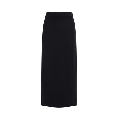 Sweater & Pencil Skirt Set - Batwing Sleeve, Boat Neck