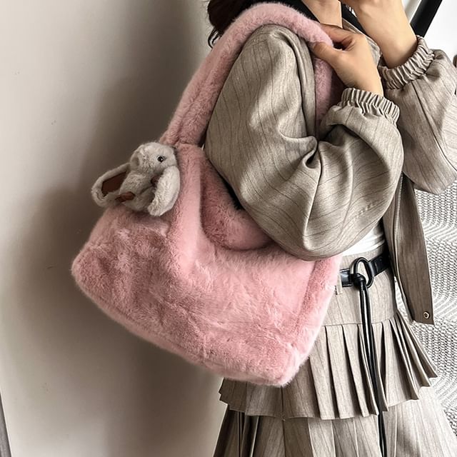 Fleece Shoulder Bag