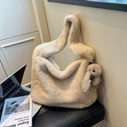 Fleece Shoulder Bag