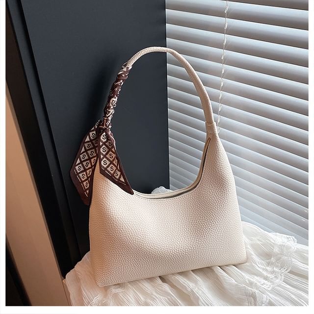 Faux Leather Shoulder Bag