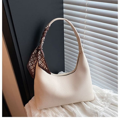 Faux Leather Shoulder Bag