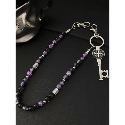 Key Alloy Bead Jeans Chain
