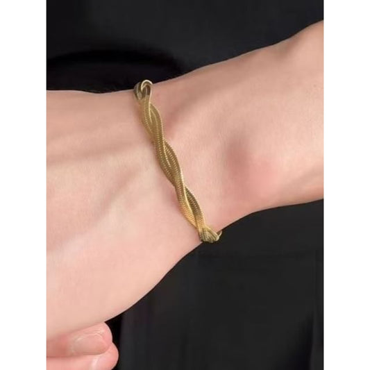 Helical Alloy Bracelet