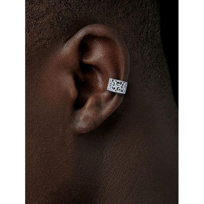 Sterling Silver Perforated Ear Cuff / Set