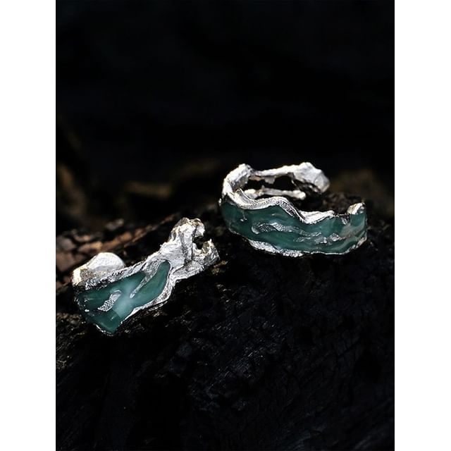 Sterling Silver Irregular Ear Cuff / Set