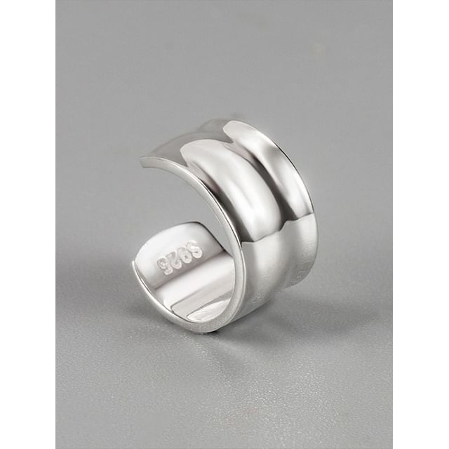 Sterling Silver Shiny Ear Cuff / Set