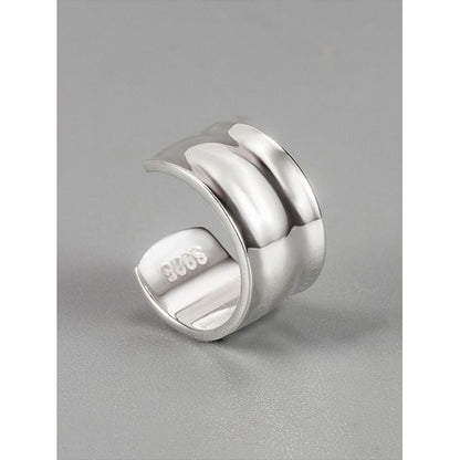 Sterling Silver Shiny Ear Cuff / Set