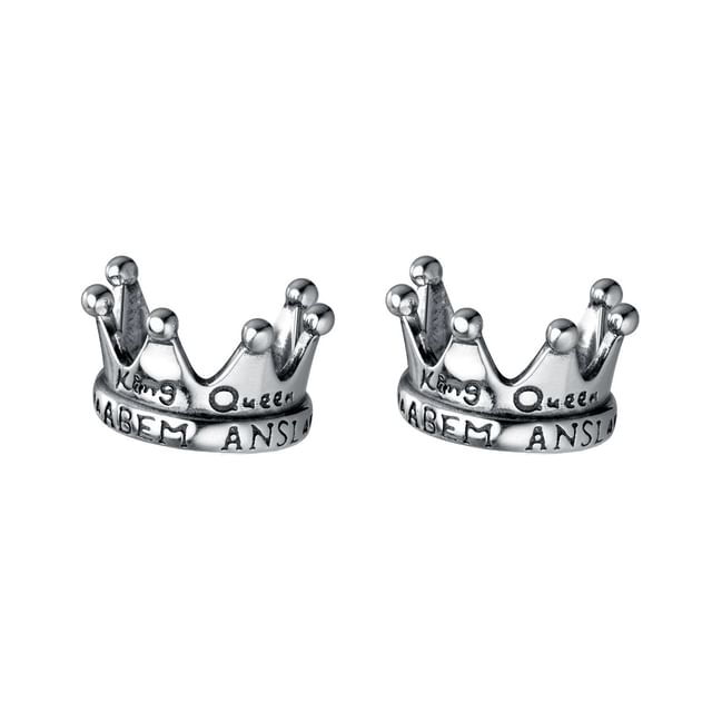 Sterling Silver Crown Ear Cuff / Set