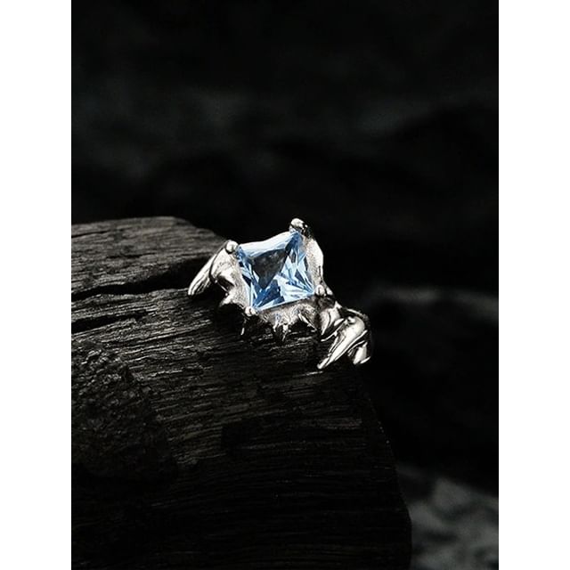 Sterling Silver Rhinestone Ear Cuff / Set