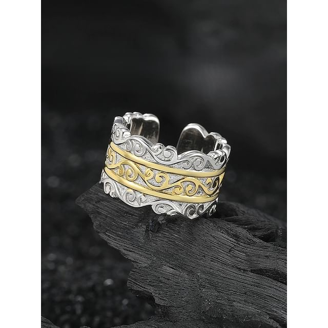 Sterling Silver Engraved Ear Cuff / Set