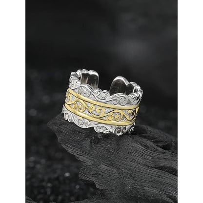 Sterling Silver Engraved Ear Cuff / Set