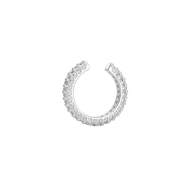 Sterling Silver Rhinestone Ear Cuff / Set