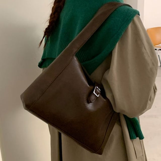 Buckled Shoulder Bag
