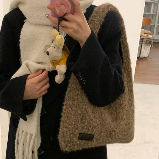 Plain Felt Shoulder Bag