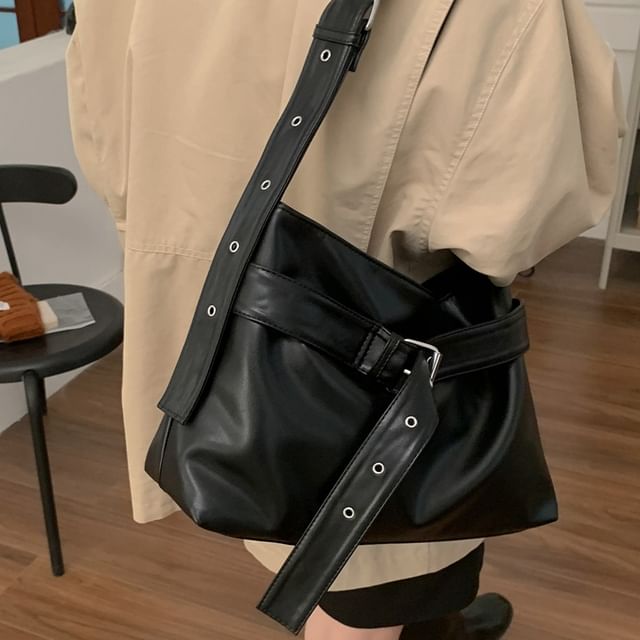 Belted Crossbody Shoulder Bag