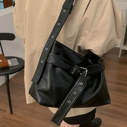 Belted Crossbody Shoulder Bag