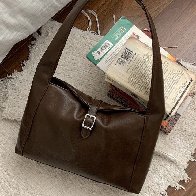 Buckled Shoulder Bag