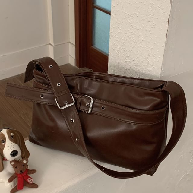 Belted Crossbody Shoulder Bag