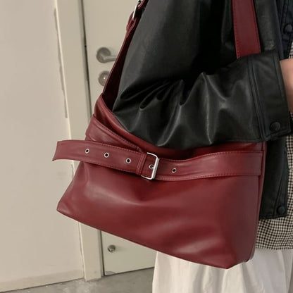 Belted Crossbody Shoulder Bag