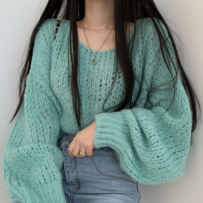 Solid Boat-Neck Pullover Sweater