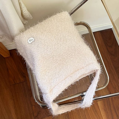 Plain Fluffy Crossbody Bag