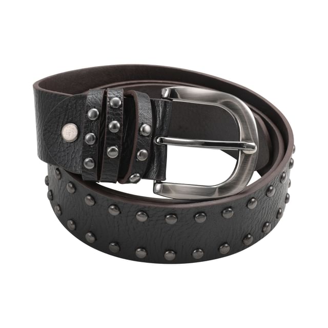 Studded Faux Leather Belt