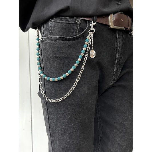 Beaded Layered Pants Chain