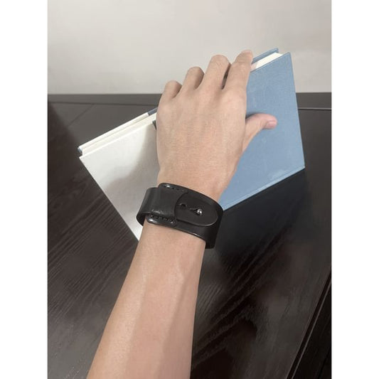 Genuine Leather Wide Bracelet