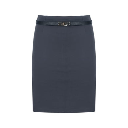 Sleeveless Mock Neck Solid Knit Top / Solid Cardigan / High Rise Mini Pencil Skirt Set