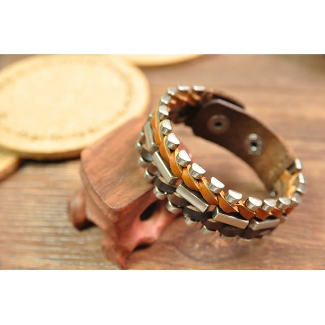 Genuine Leather Braided Bracelet