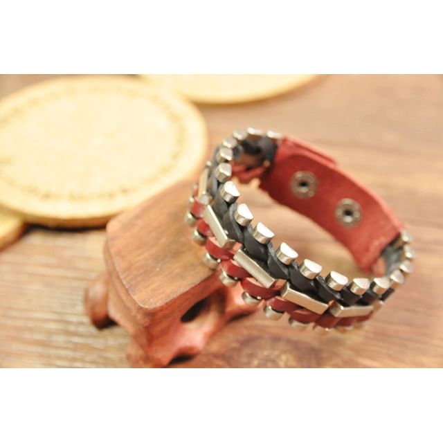 Genuine Leather Braided Bracelet