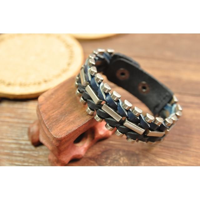Genuine Leather Braided Bracelet