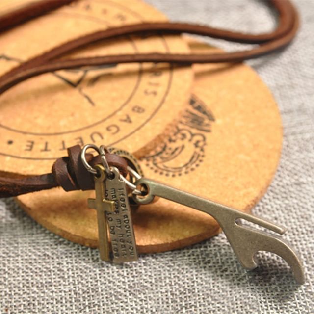 Genuine Leather Can Opener