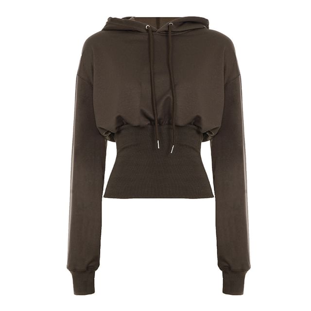 Slim Fit Solid Hoodie