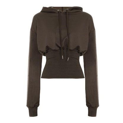 Slim Fit Solid Hoodie
