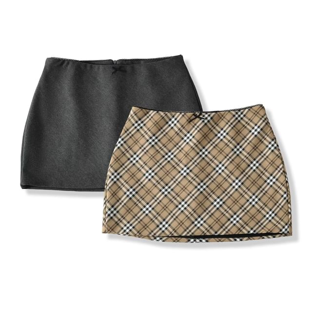 Mini Pencil Skirt - Low Rise