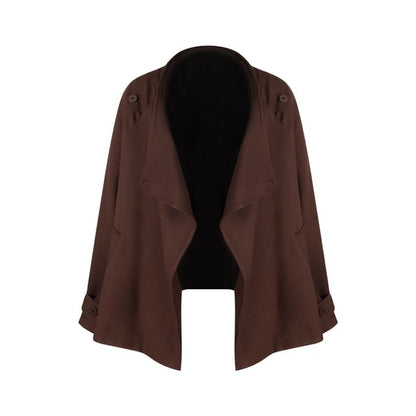 Round Neck Plain Double Breasted Trench Jacket / Spaghetti Strap V-Neck Lace A-Line Dress (Various Designs)