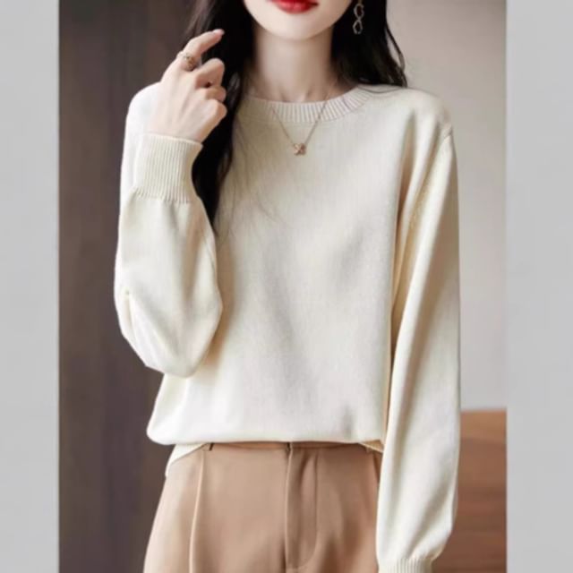 Striped Crew Neck Sweater