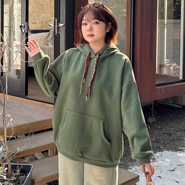 Fleece Lined Hoodie Plain