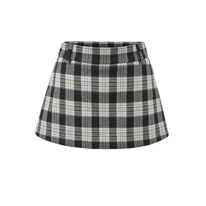 Plaid Mini Skirt