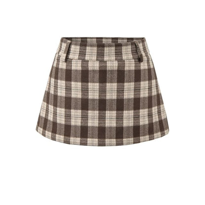 Plaid Mini Skirt