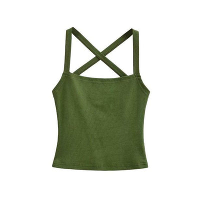 Square Neck Camisole - Spaghetti Strap