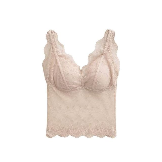 Lace Camisole - V-Neck Sleeveless