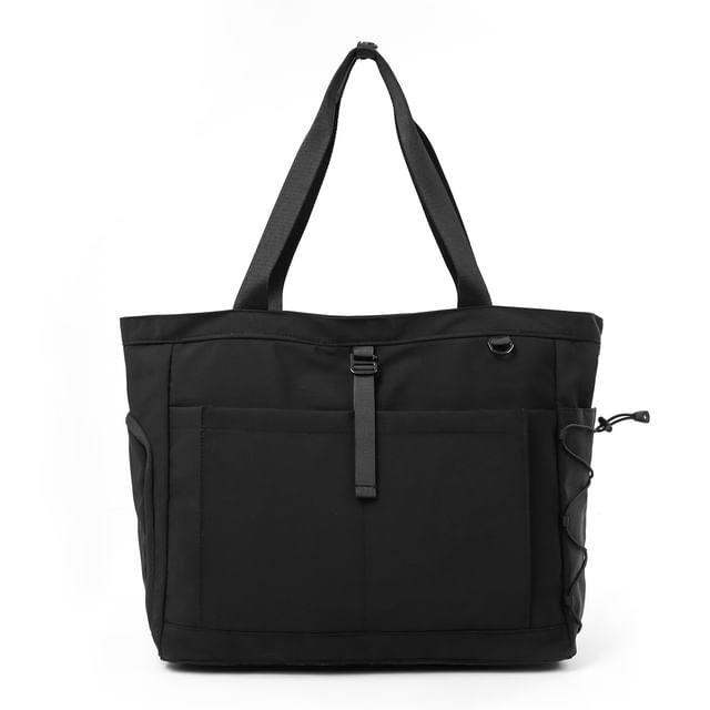 Plain Drawstring Fabric Tote Bag